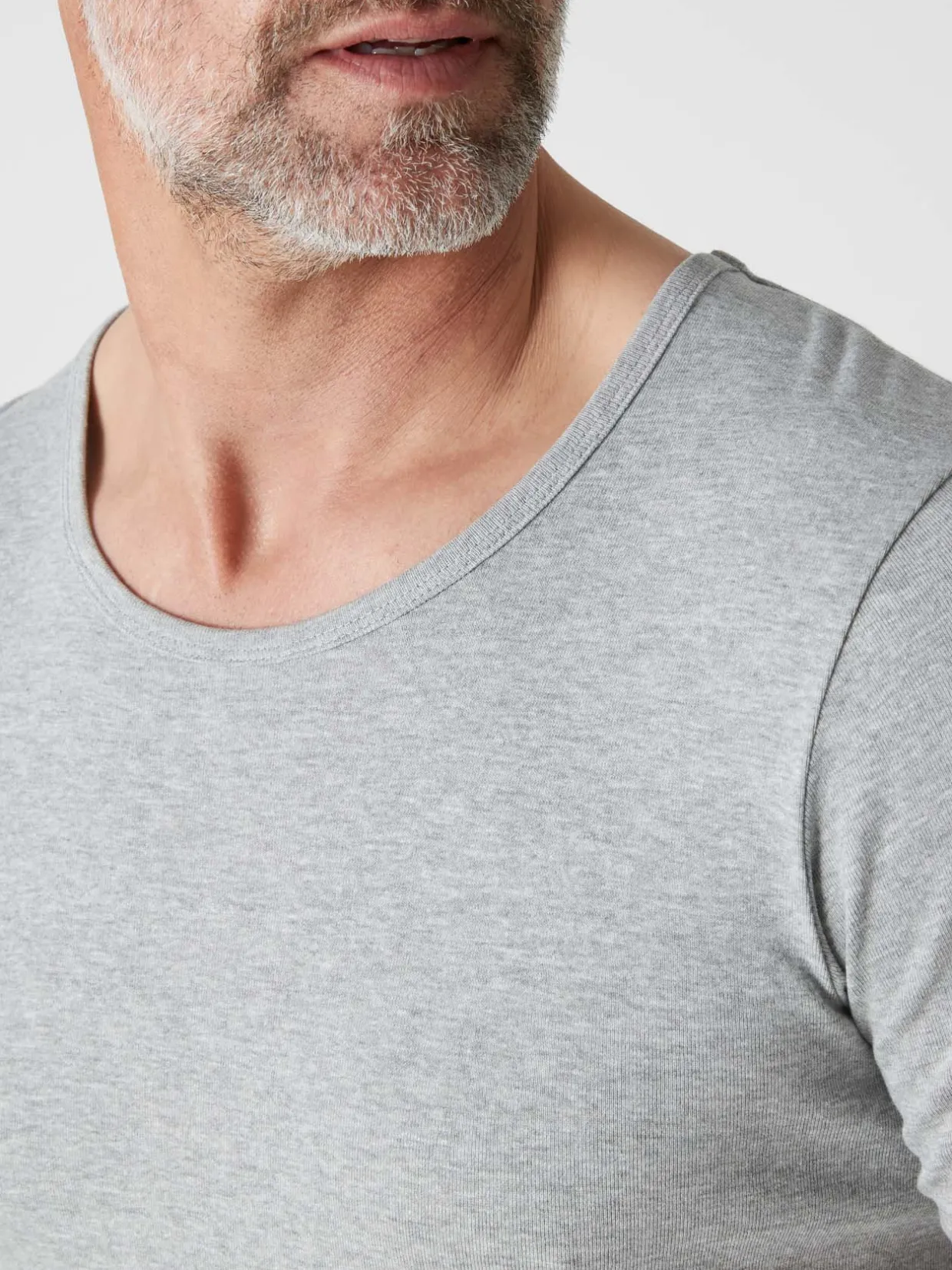 Homme Daxon Lot de 3 maillots de corps col rond