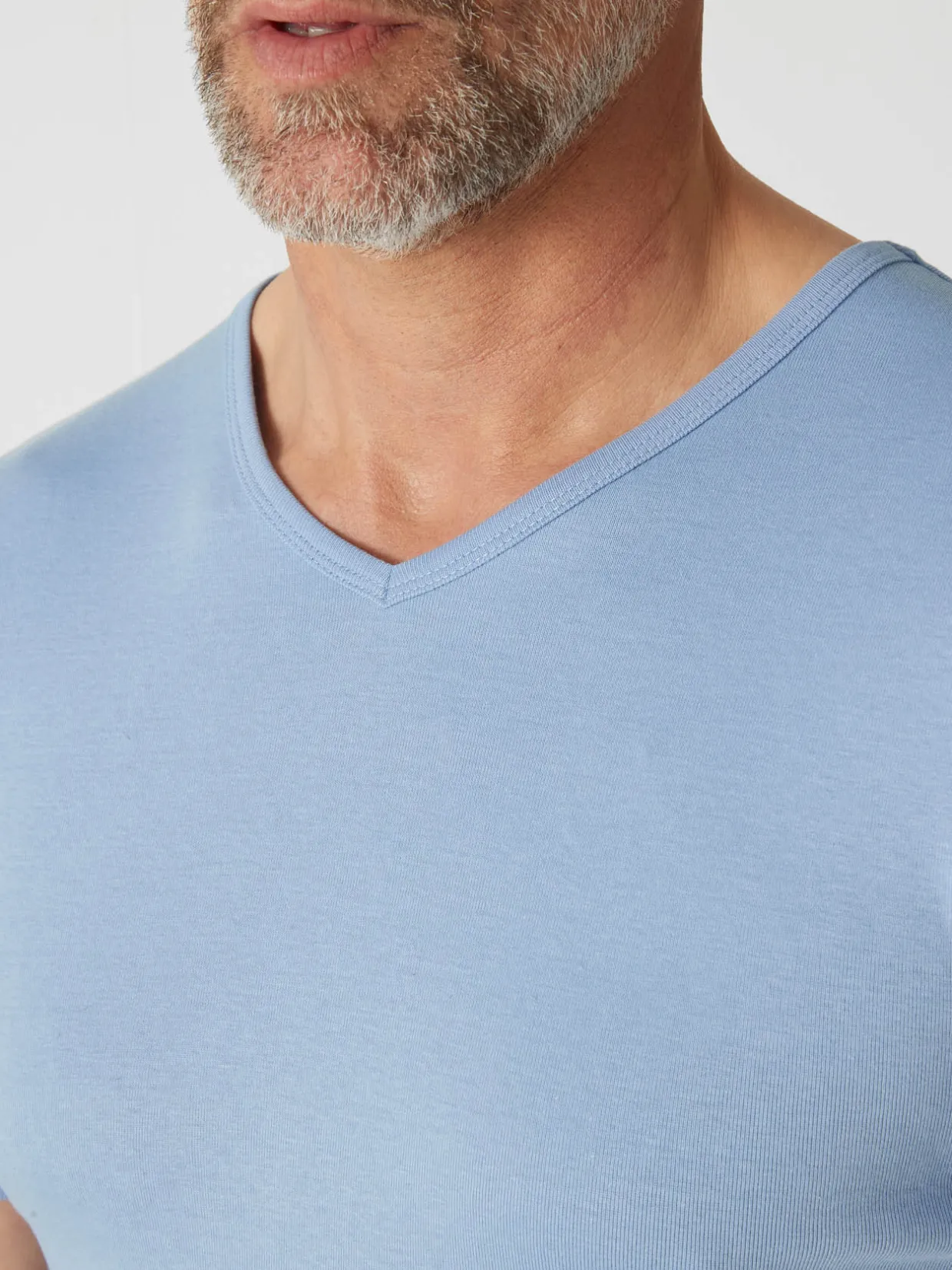 Homme Daxon Lot de 3 maillots de corps col V