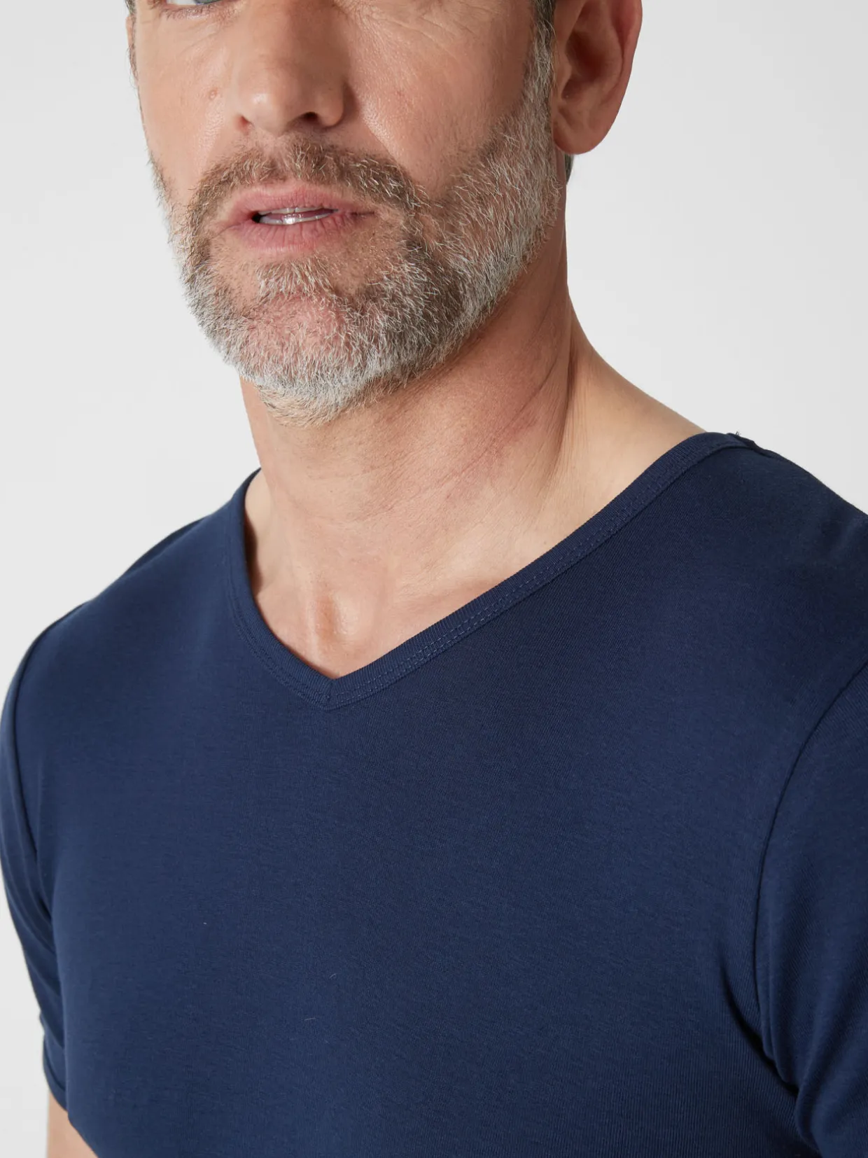 Homme Daxon Lot de 3 maillots de corps col V