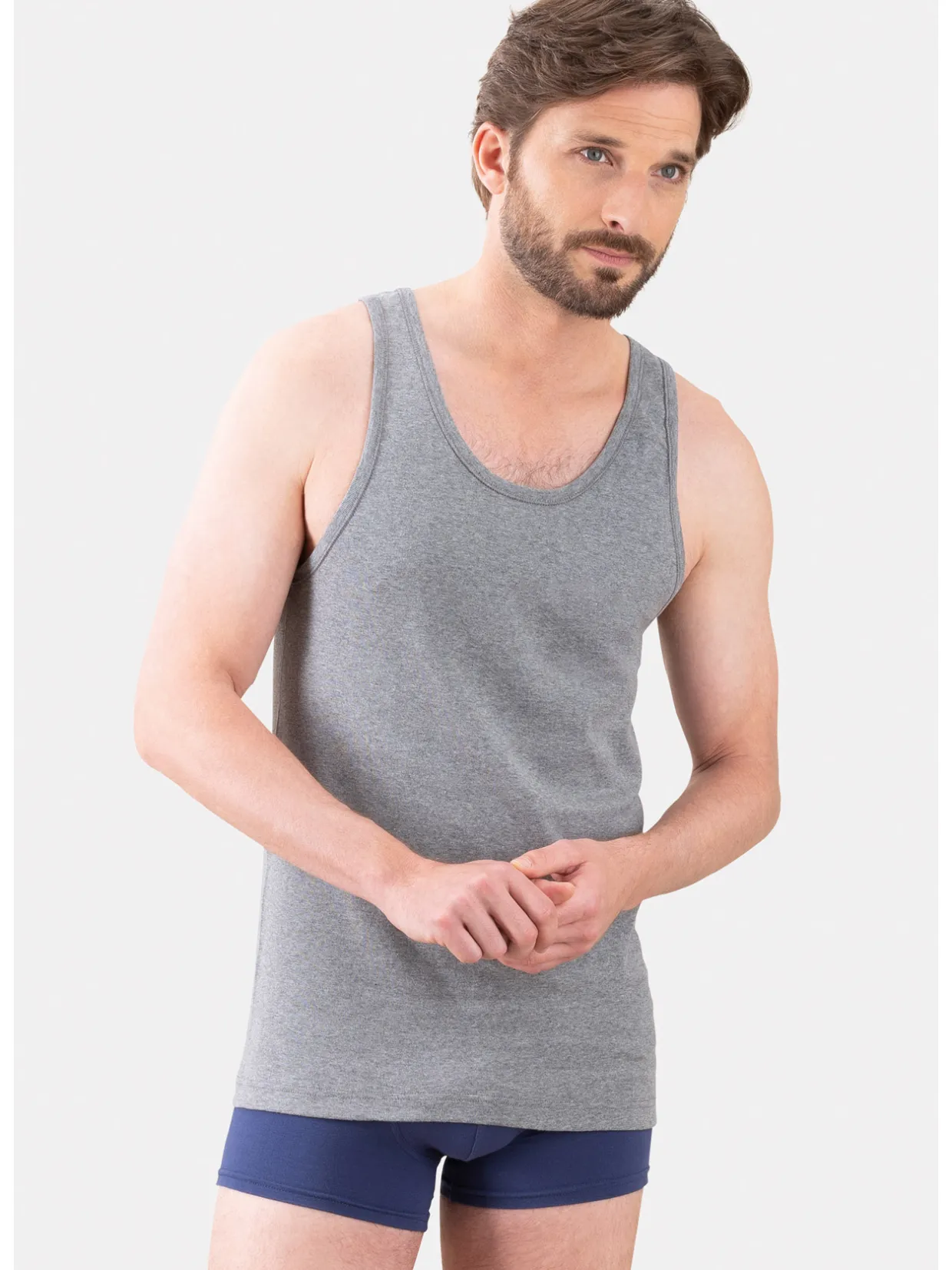 Homme Eminence Lot de 2 maillots de corps sans manches