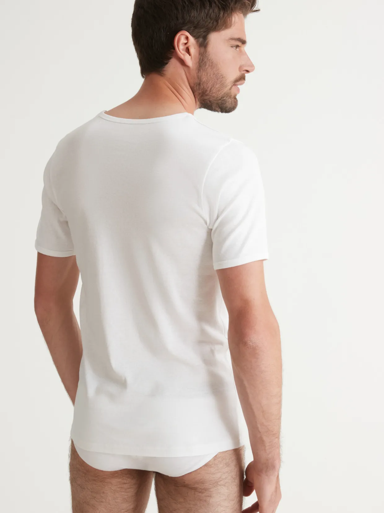 Homme Daxon Lot de 3 maillots de corps col V