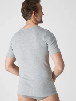 Homme Daxon Lot de 3 maillots de corps col V