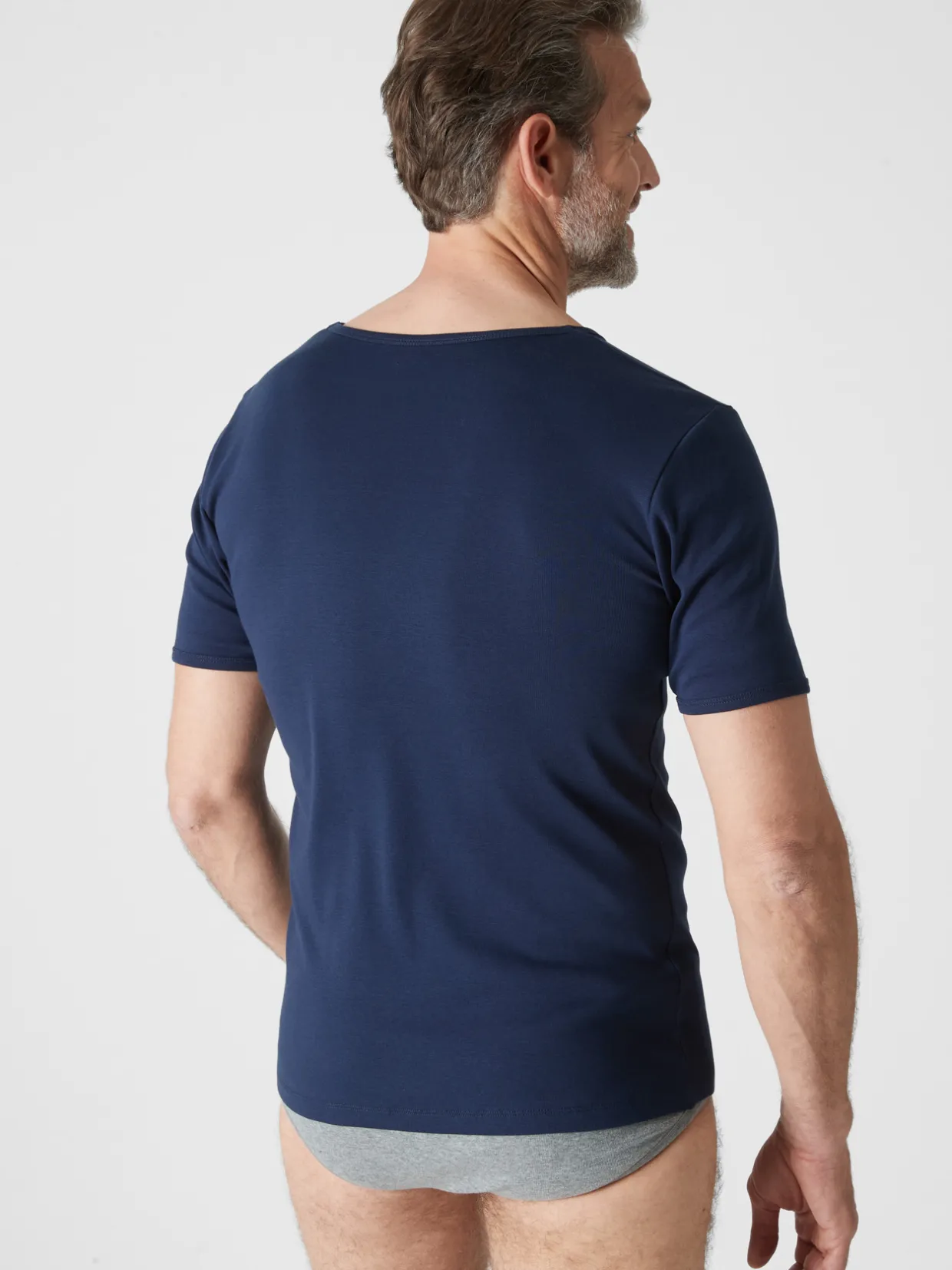 Homme Daxon Lot de 3 maillots de corps col rond