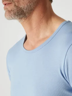 Homme Daxon Lot de 3 maillots de corps col rond