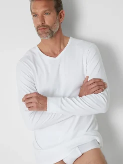 Homme Daxon Lot de 2 maillots de corps chauds col V