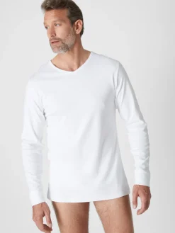 Homme Daxon Lot de 2 maillots de corps chauds col V