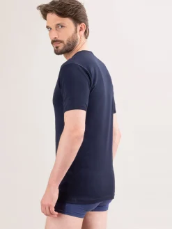 Homme Eminence Lot de 2 maillots de corps col rond