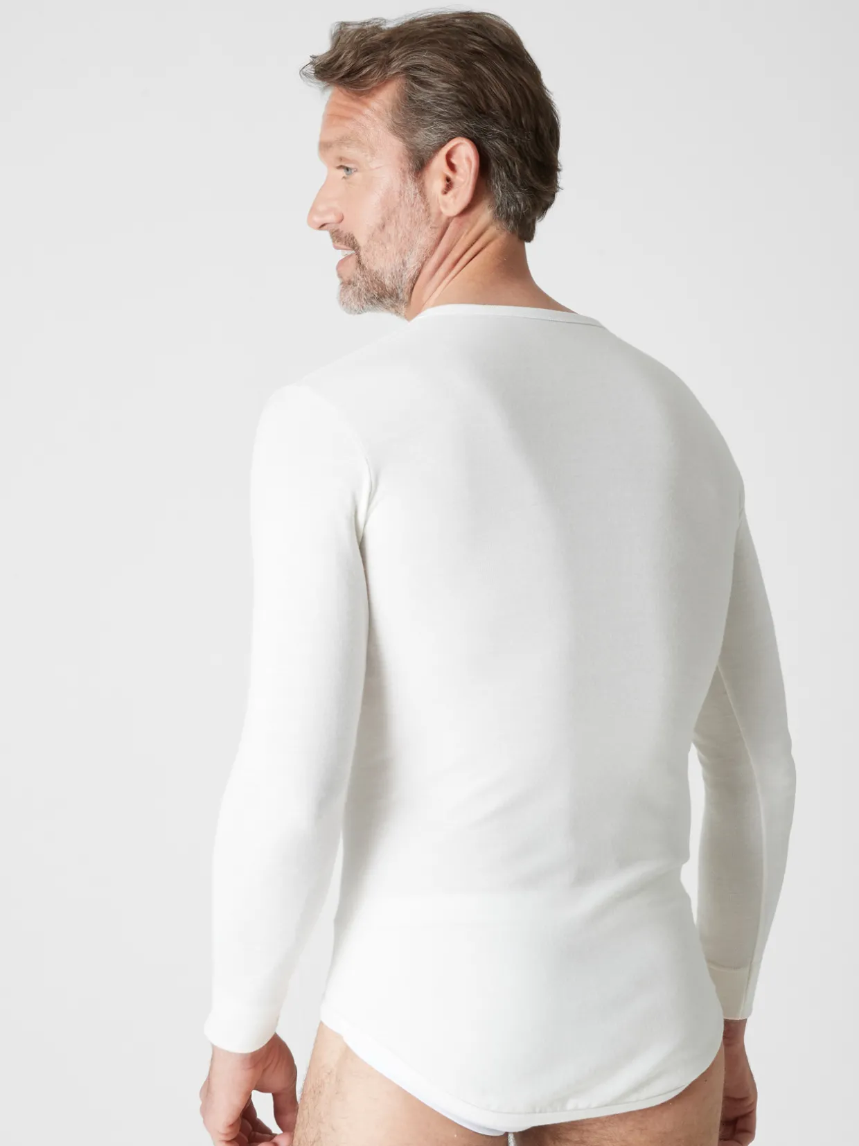 Homme Daxon Lot de 2 maillots de corps coton/laine