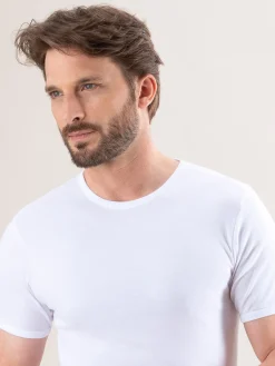 Homme Eminence Lot de 2 maillots de corps col rond