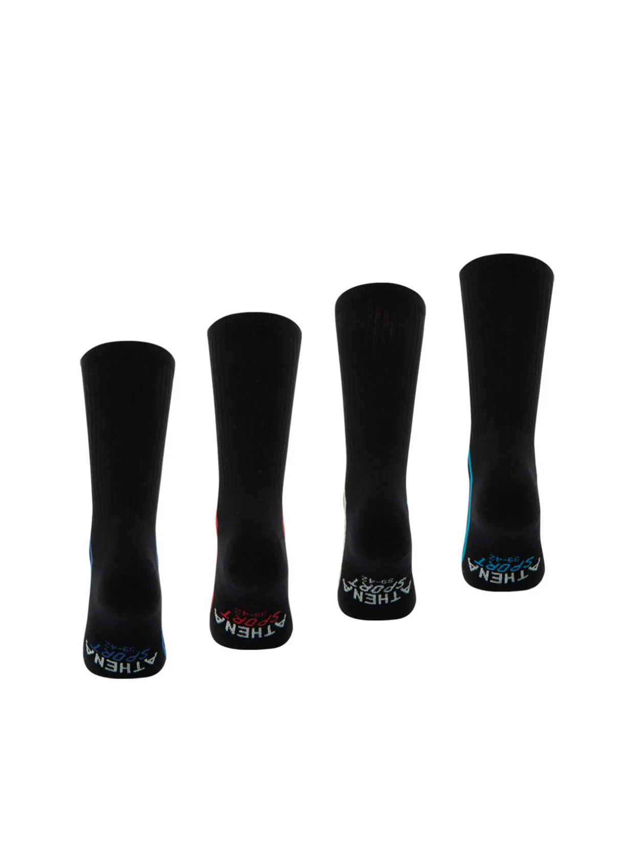 Homme Athéna Lot de 4 paires de chaussettes de sport