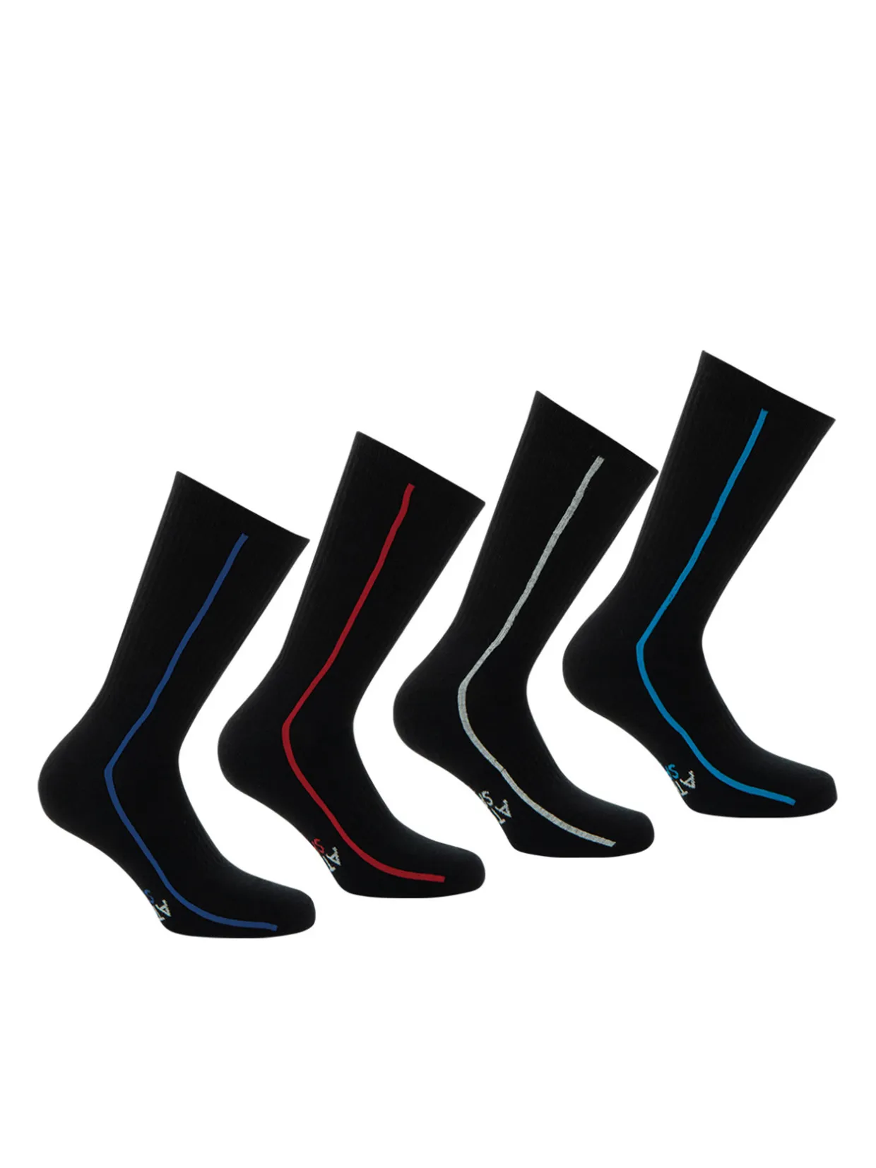 Homme Athéna Lot de 4 paires de chaussettes de sport