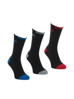 Homme Wilson Lot de 3 paires de chaussettes Crew