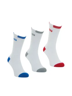 Homme Wilson Lot de 3 paires de chaussettes Crew