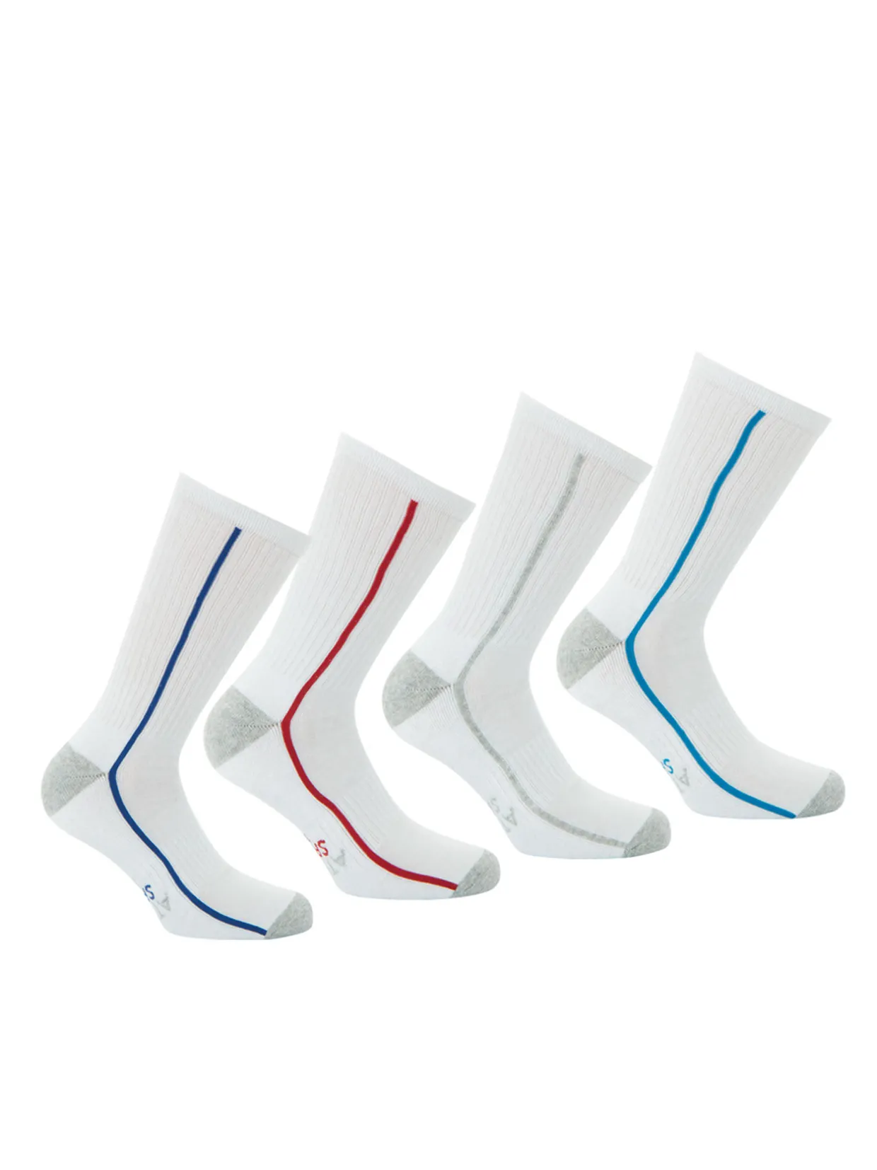 Homme Athéna Lot de 4 paires de chaussettes de sport