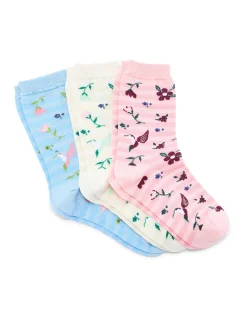Daxon Lot de 3 paires de mi-chaussettes