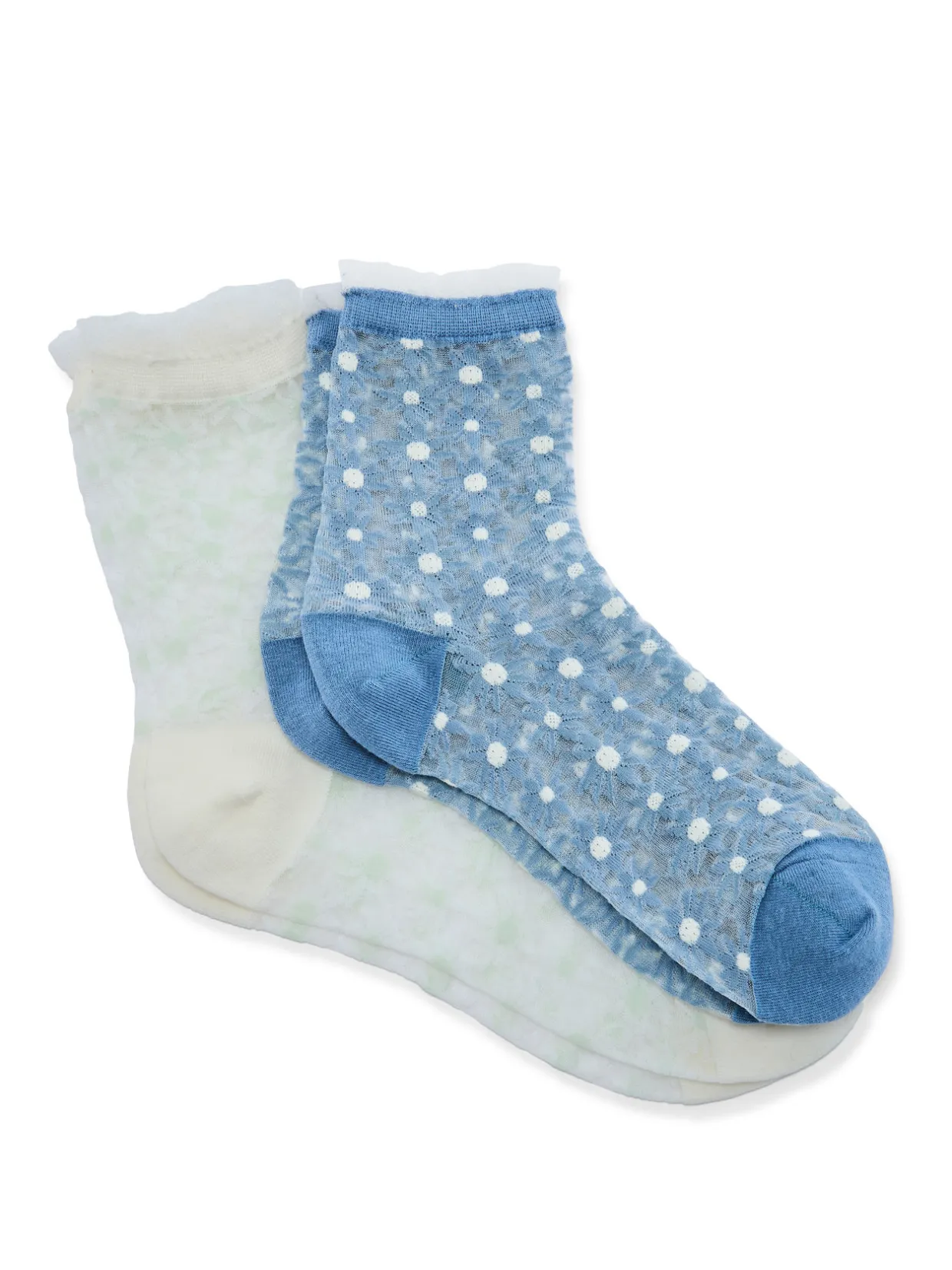 Daxon Lot de 2 paires de mi-chaussettes.