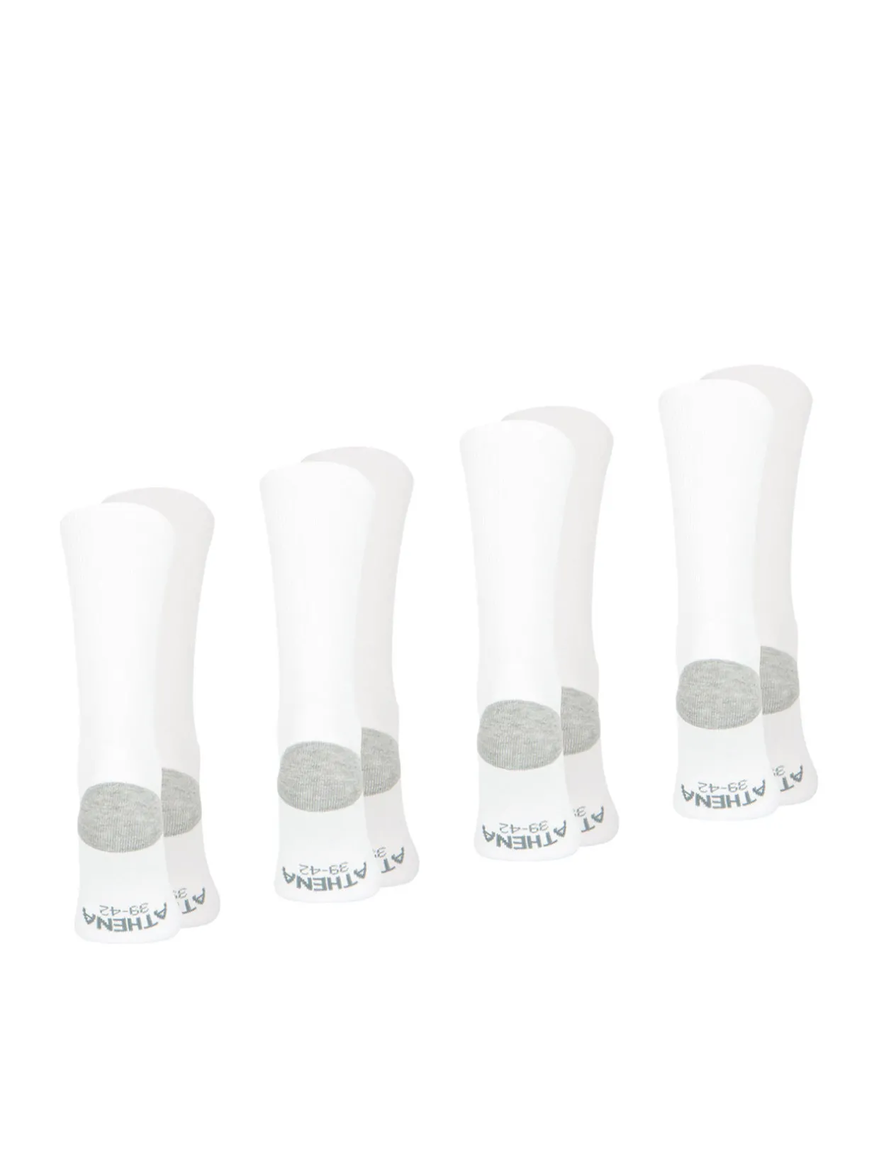 Homme Athéna Lot de 4 paires de mi-chaussettes EcoPac