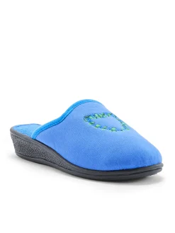 Femme Pédiconfort Lot de 2 paires de mules brodées