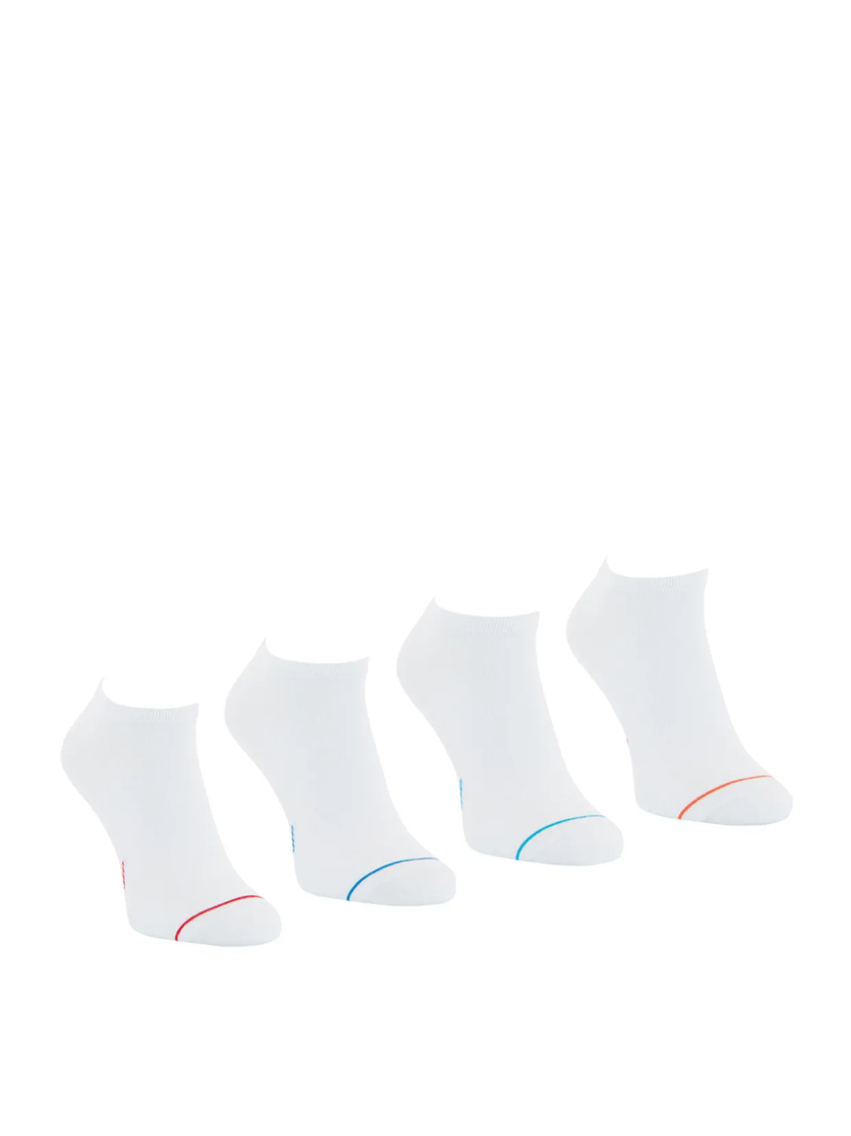 Homme Athéna Lot de 4 paires de socquettes low cut