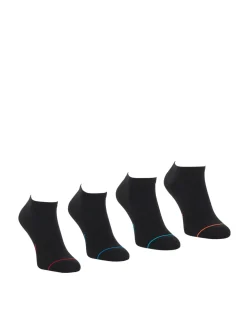 Homme Athéna Lot de 4 paires de socquettes low cut