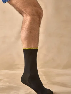 Homme Labonal Lot de 2 paires mi-chaussettes jardin