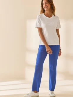 Femme Daxon Lot de 2 pantalons élastiqués en maille