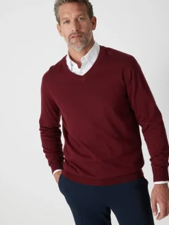 Homme Daxon Lot de 2 pulls col V