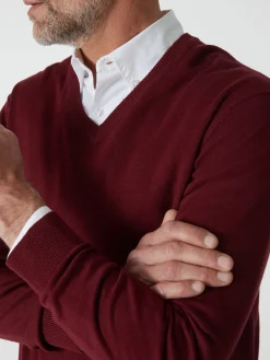 Homme Daxon Lot de 2 pulls col V