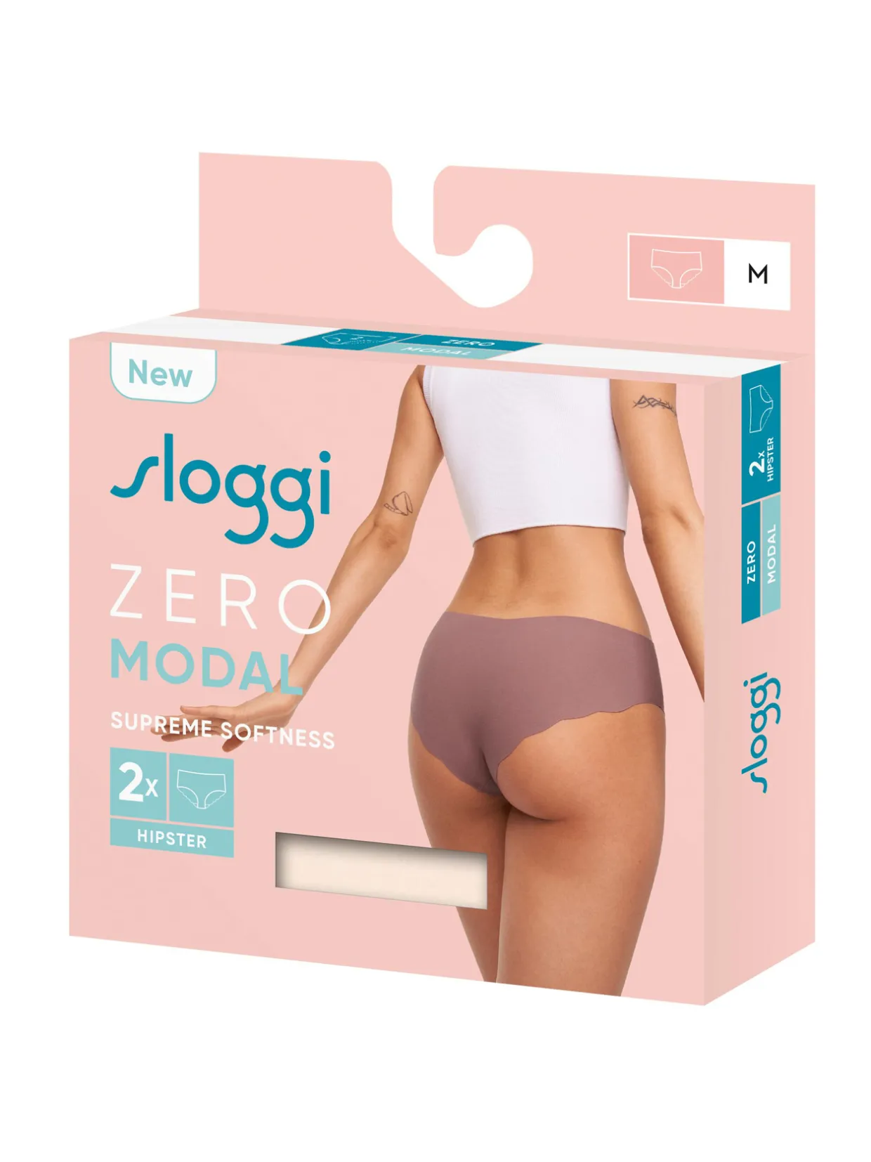 Sloggi Lot de 2 shorties ZERO Modal 2.0 Hipster