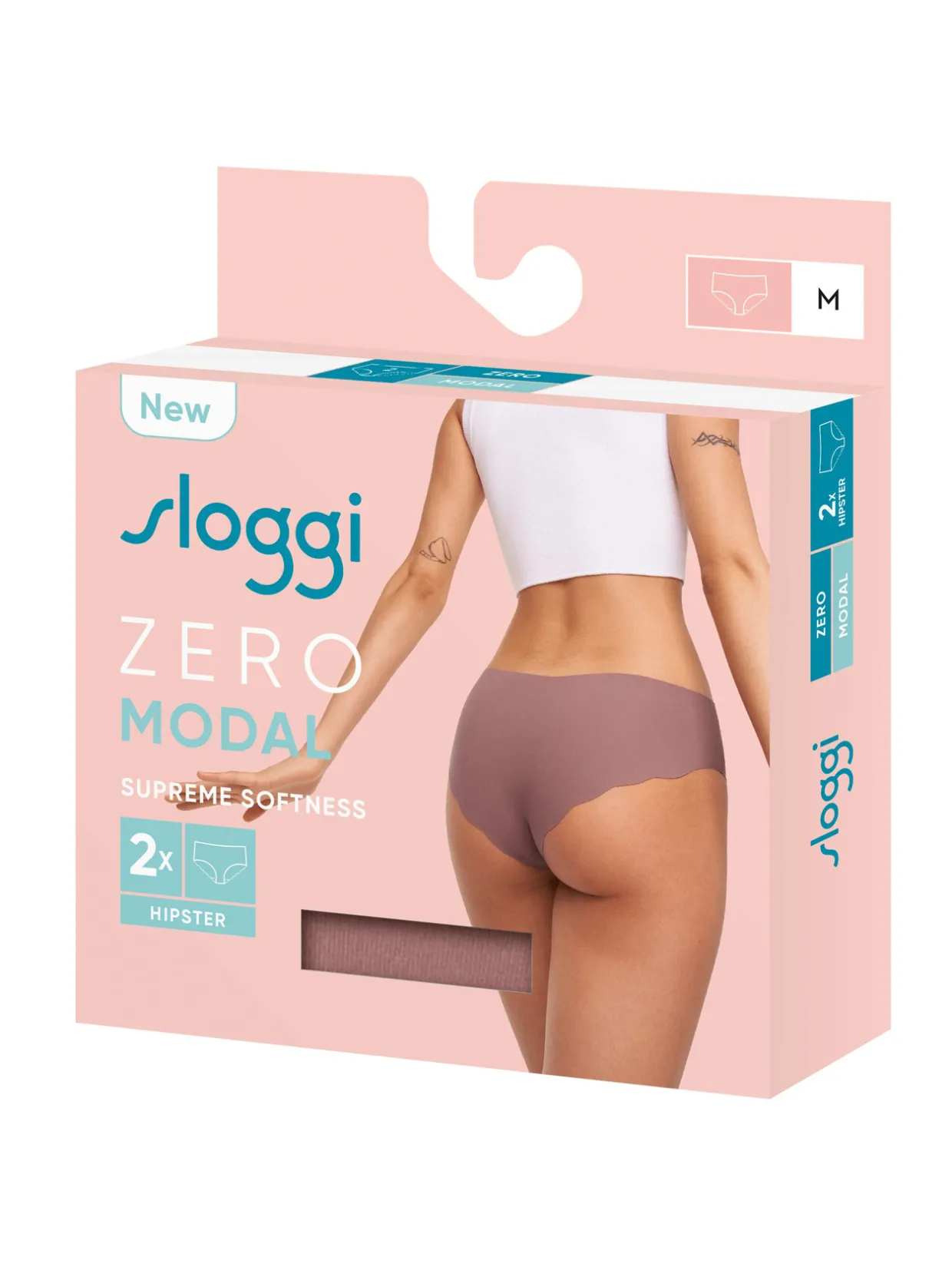 Sloggi Lot de 2 shorties ZERO Modal 2.0 Hipster