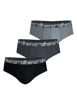Homme Athéna Lot de 3 slips coton confort