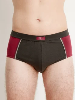 Homme Daxon Lot de 4 slips fermés taille haute