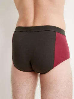 Homme Daxon Lot de 4 slips fermés taille haute