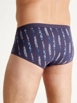 Homme Daxon Lot de 4 slips hauts ouverts pur coton