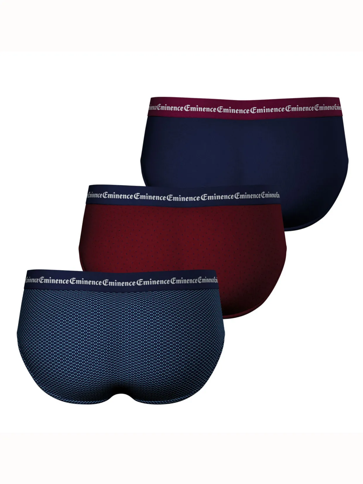 Homme Eminence Lot de 3 slips homme Business Print