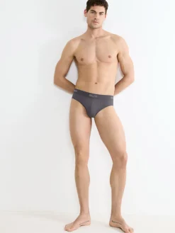 Homme Sloggi Lot de 2 slips midi fermés