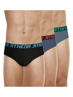 Homme Athéna Lot de 3 slips Trio Essentiel