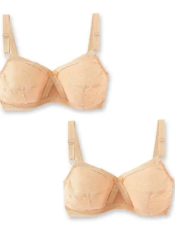 Daxon Lot de 2 soutiens-gorge dentelle