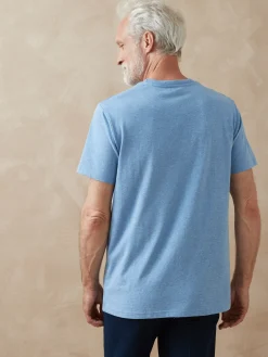 Homme Daxon Lot de 2 tee-shirt effet chiné