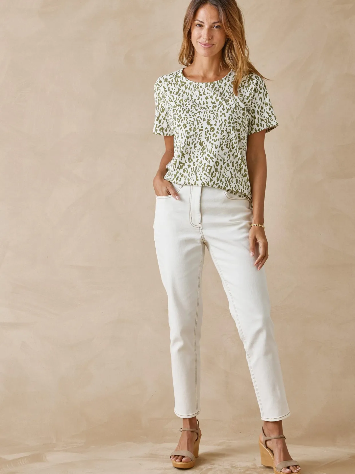 Femme Daxon Lot de 2 tee-shirts manches courtes