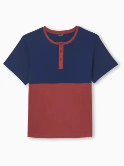 Homme Daxon Lot pyjashort + pyjama maille pur coton