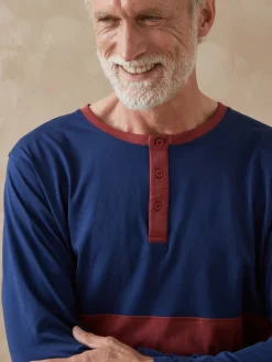 Homme Daxon Lot pyjashort + pyjama maille pur coton