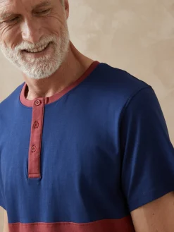 Homme Daxon Lot pyjashort + pyjama maille pur coton