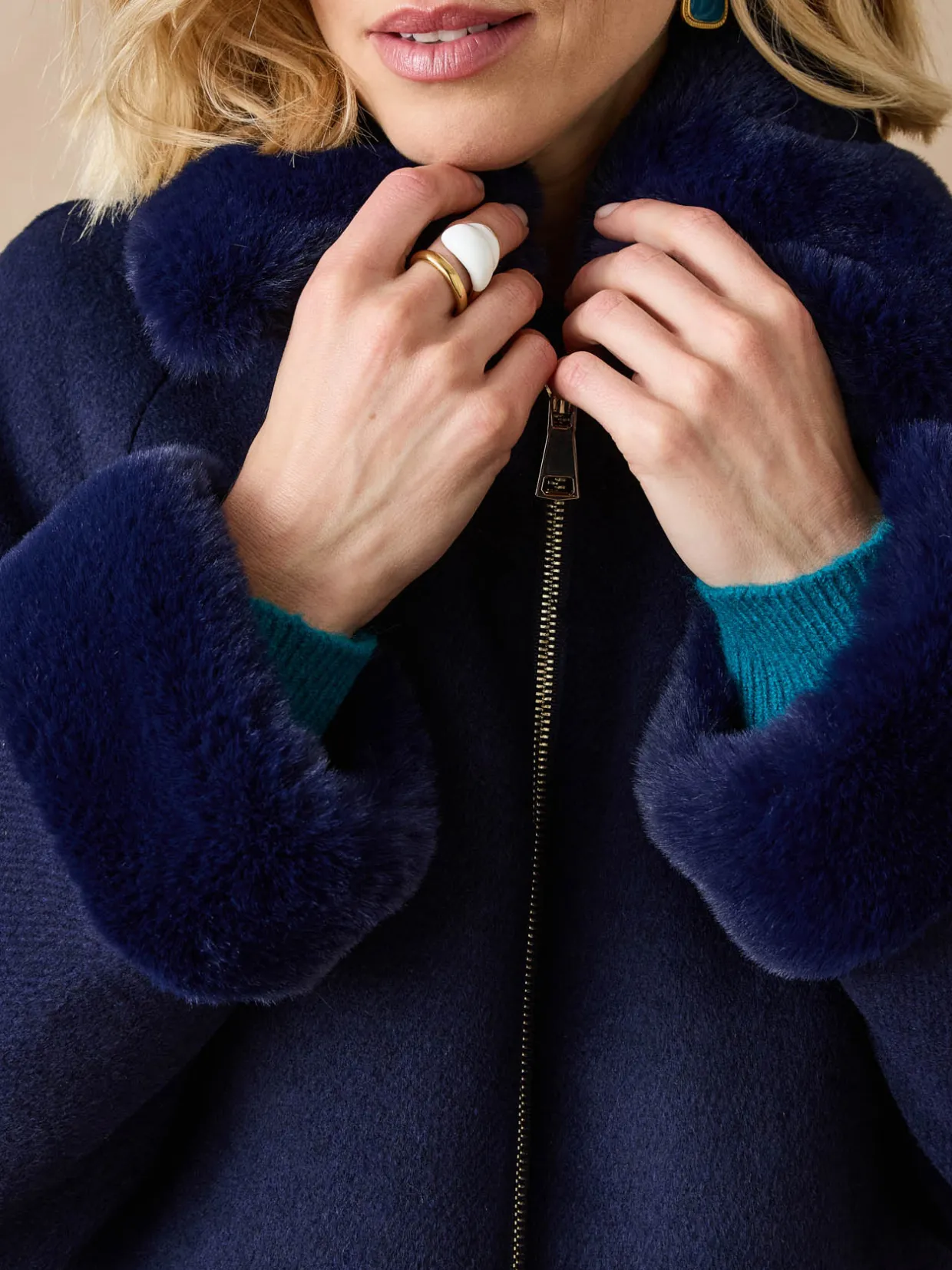 Femme Daxon Manteau court coupe ample