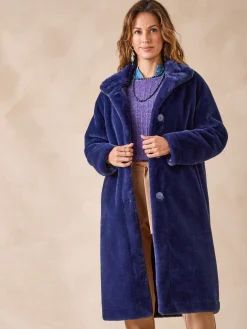 Femme Daxon Manteau imitation fourrure