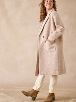 Femme Daxon Manteau tissu bouclette