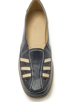 Femme Pédiconfort Mocassins à perforations fantaisie