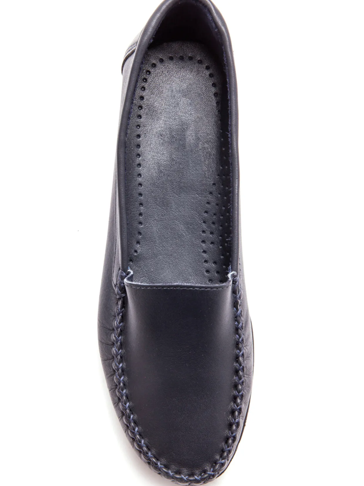 Femme Pédiconfort Mocassins à plateau lisse grande largeur