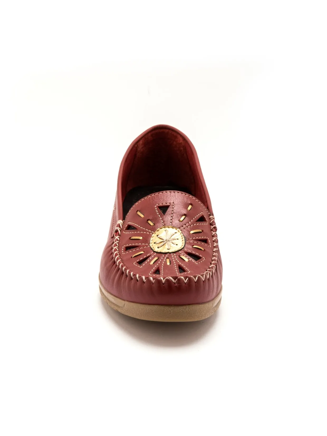 Femme Pédiconfort Mocassins ajourés grande largeur