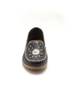 Femme Pédiconfort Mocassins ajourés largeur confort